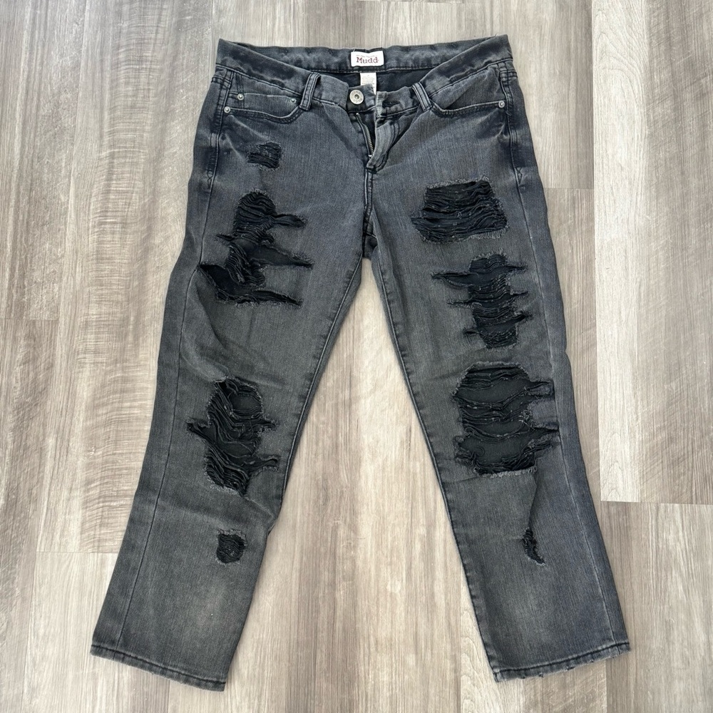Mudd Distressed Black Jeans